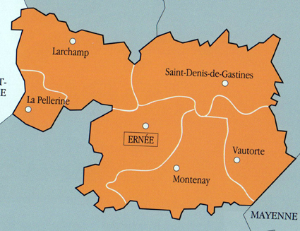 Canton de Ern&eacute;e