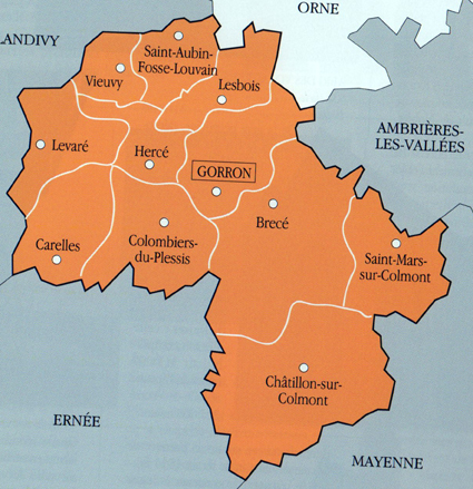 Canton de Gorron